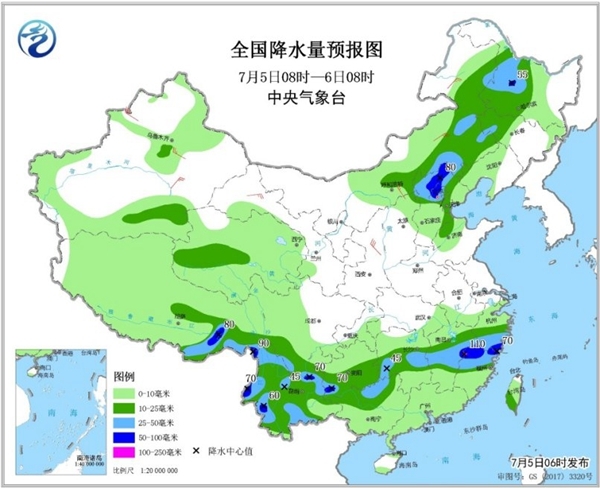 東北華北雷雨伴強(qiáng)對(duì)流 南方將迎更強(qiáng)降雨