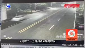 零距離·交通：司機(jī)醉酒駕駛 偏離車(chē)道出事故